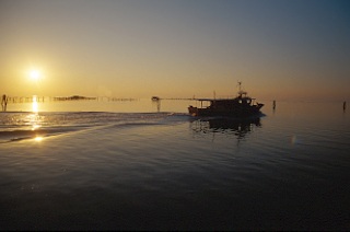 Italien Pellestrina Fischerboot