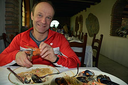 Italien - Ristorante Medioevo, Spaghetti Rovinassi