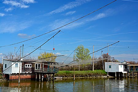 Italien - am Lagunensee Valli di Comacchio