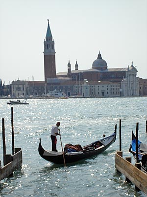 Italien - venezianische Gondel