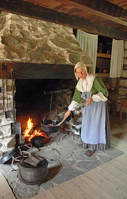 Kanada - Akadien - im "Village Historique Acadien" bei Caraquet in New Brunswick