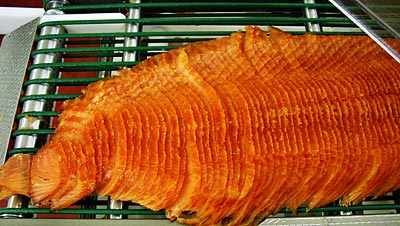 Kanada - Räucherlachs geschnitten