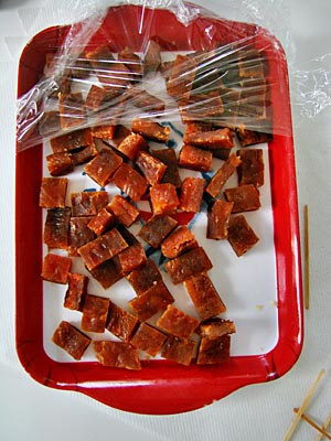 Kanada - Salmon Jerky, eine besondere Delikatesse