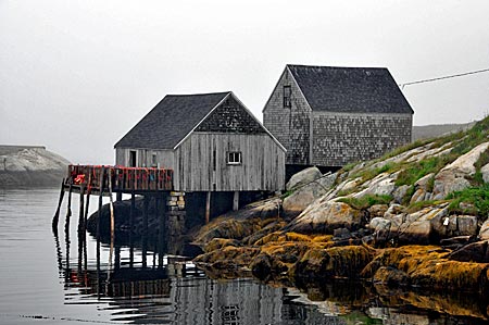 Kanada - Nova Scotia - Hütten in Peggy's Cove