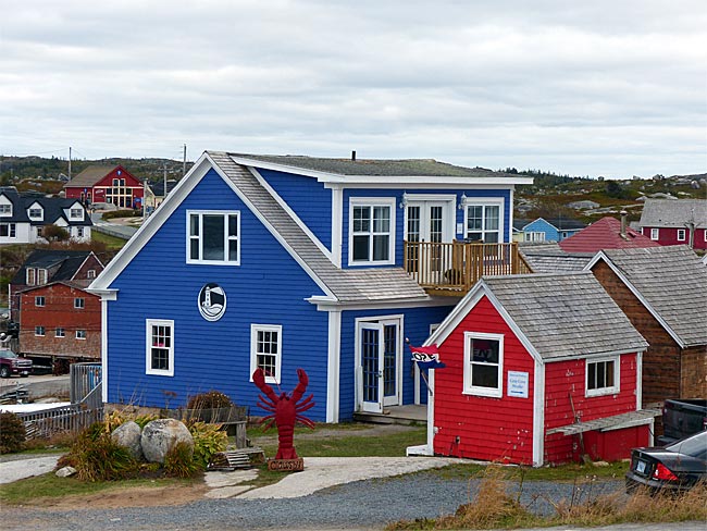 Kanada - Peggy's Cove in Nova Scotia - bunte Häuser