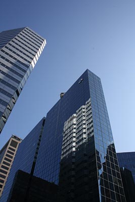Kanada - Quebec - Bankenviertel in Montréal, Hochhäuser