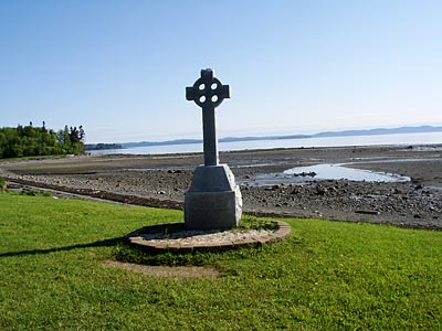 Kanada - St. Andrews - Keltenkreuz am Indian Point, von irischen Einwanderern errichtet