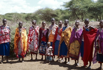 Kenia Kimana Gruppe Massai