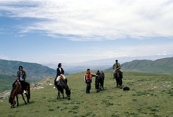 Kirgisien tien-Shan Steppe