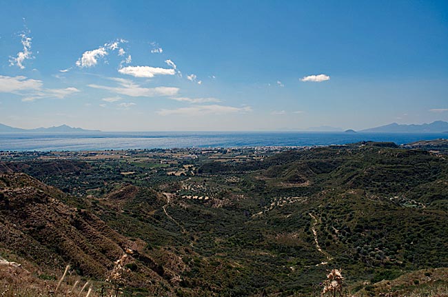 Griechenland - Kos - Festung bei Antimachia - Blick auf Kardamena