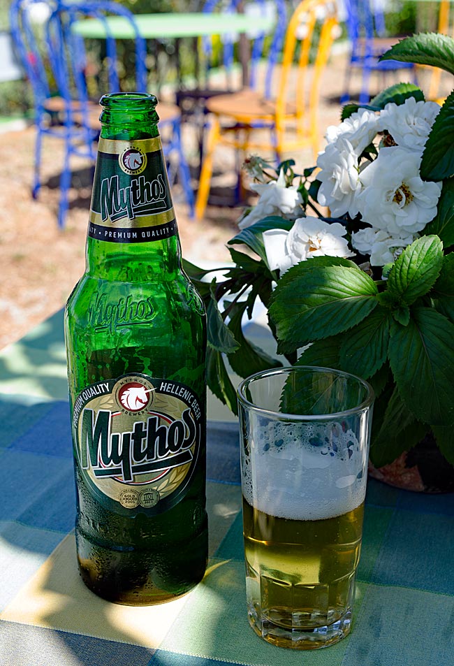 Griechenland - Kos - Taverne in Lagoudi - griechisches Bier
