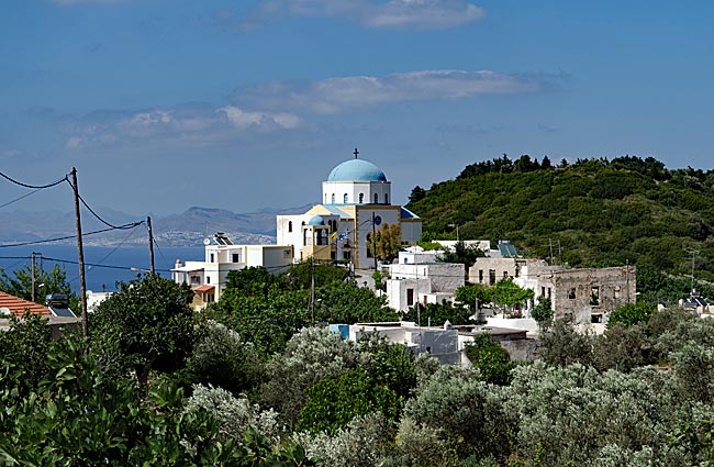Griechenland - Kos - Kirche Assomati Taxiarhes in Asfendiou