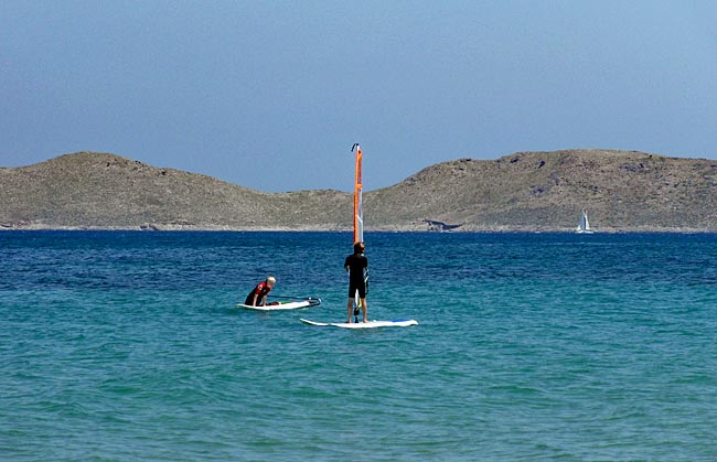 Griechenland - Kos - Marmari - Surfschüler in Surfschule