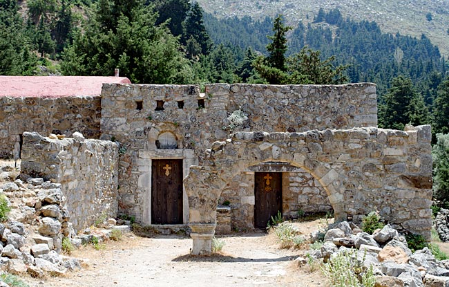 Griechenland - Kos - Kirche Asómati Taxiárches Gavriíl ke Miachaíl in Paleo Pyli