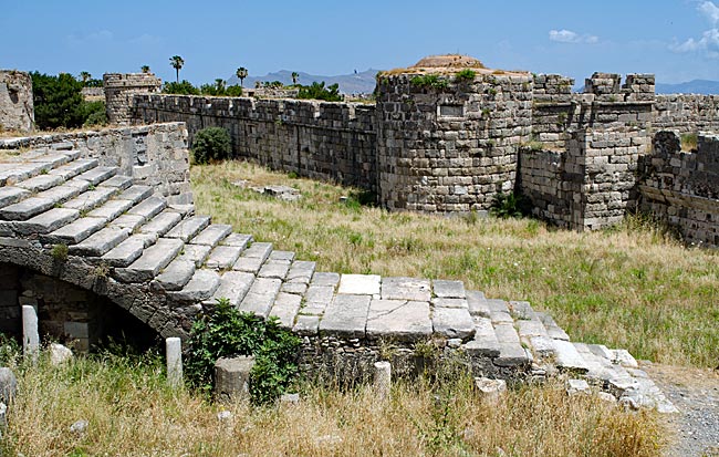 Griechenland - Kos-Stadt - in der Festung Neratzia