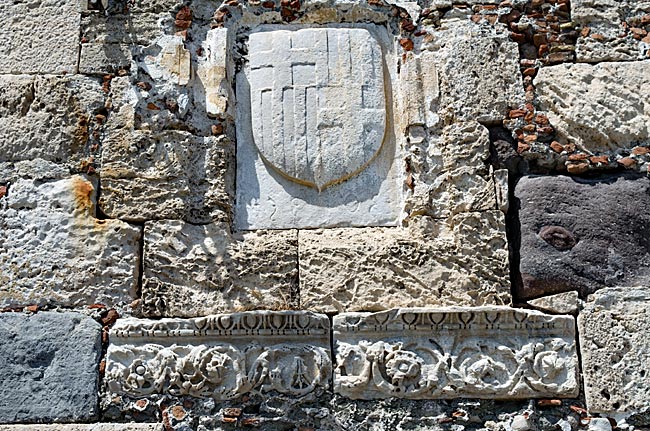 Griechenland - Kos-Stadt - Festung Neratzia Wappen