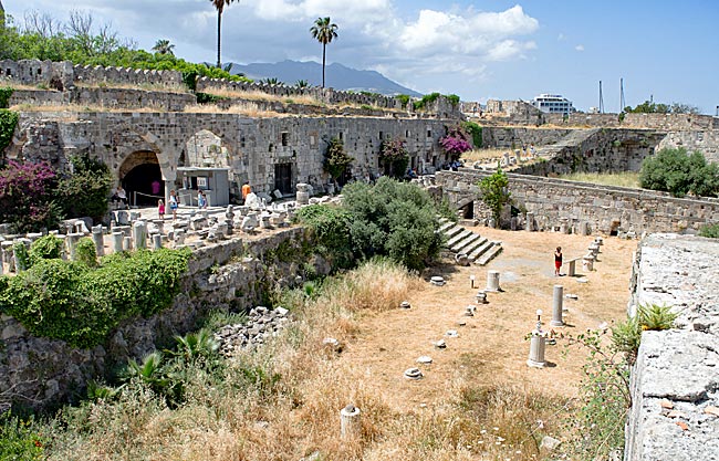 Griechenland - Kos-Stadt - in der Festung Neratzia