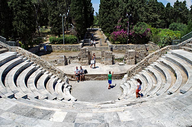 Griechenland - Kos-Stadt - Odeon - römisches Theater