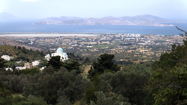Griechenland - Kos - Blick auf Tigaki, Pserimos, Alikes von Zia aus