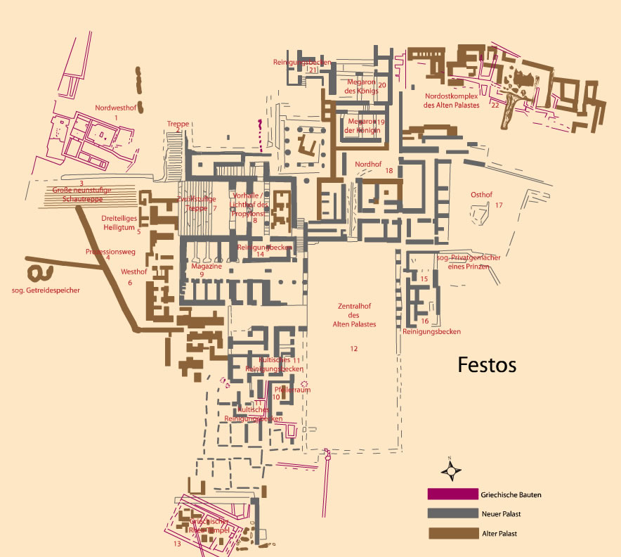 Karte Festos