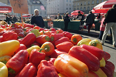 Kroatien Zagreb Paprika