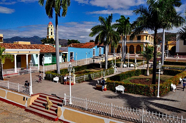 Plaza Mayor im kolonialen Zentrum von Trinidad, Kuba