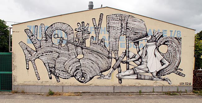 Österreich - Linz - Mural Habor