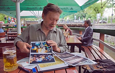 Litauen - Vilnius - Roman Lileikes, Filmemacher, Regisseur und "Präsident" der unabhängigen Künstlerrepublik Uzupis