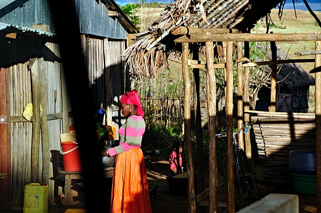 Dorfleben im Norden, nahe der RN 6, Madagaskar
