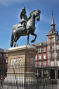 Madrid, Reiterstatue Philipp III.