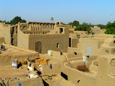Lehmbauten in Mali