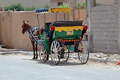 Marokko - Agadir - bunte Kutsche