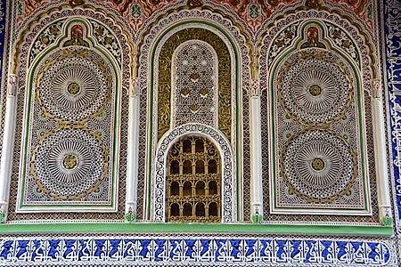 Marokko - Fes - Details der Moschee und Universität Kairaouine