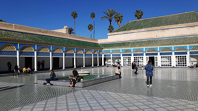 Marokko - Bahia-Palast in Marrakesch