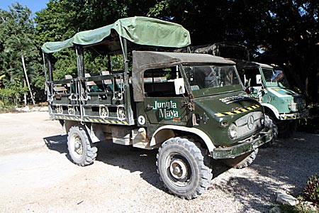 Mexiko - Jungla Maya - Unimog