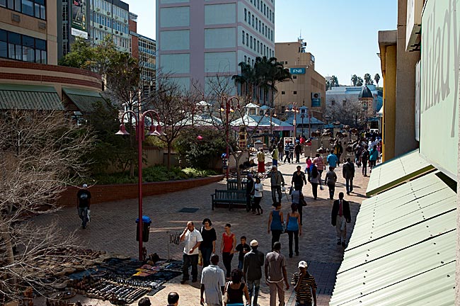 Namibia - Fußgängerzone in Windhoek