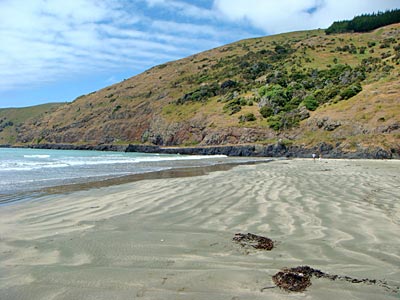 Neuseeland - Banks-Halbinsel - Strand in Okains Bay
