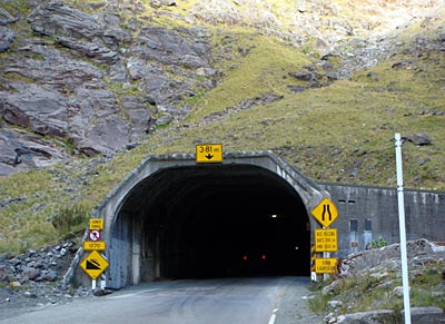 Neuseeland - Fjordland-Nationalpark - Homer Tunnel