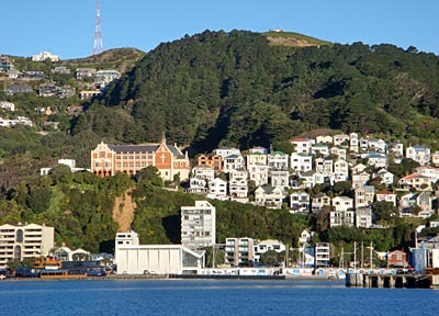 Neuseeland - Wellington - Oriental Bay vom Wasser aus
