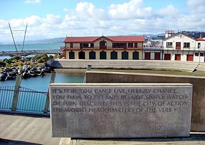 Neuseeland - Wellington - Writers Walk