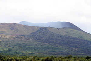Nicaragua Rundfahrt Blick auf den Vulkan