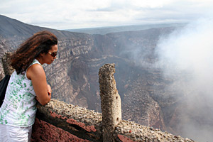 Nicaragua Rundfahrt Blick in den Vulkan
