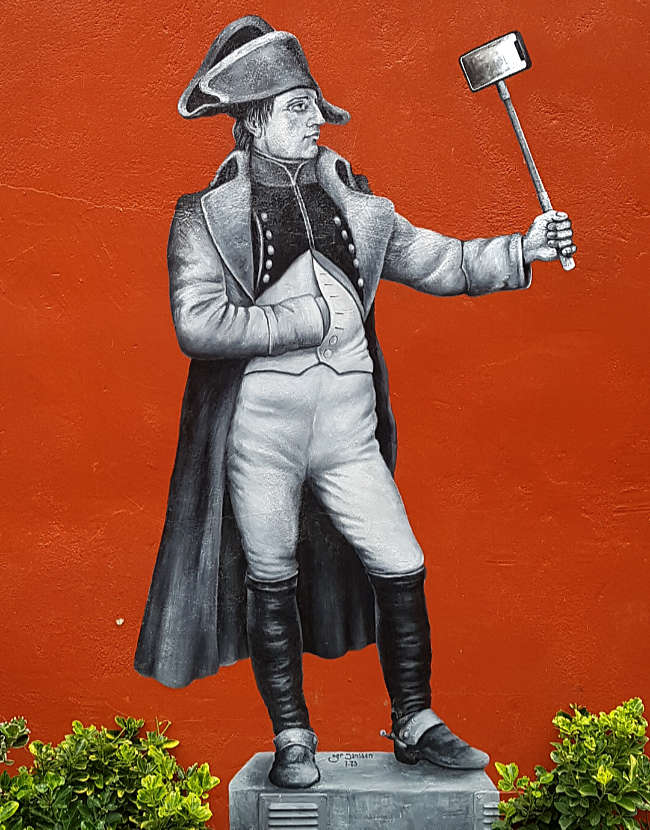 Der Kaiser der Franzosen macht ein Selfie, Venlo, Niederlande