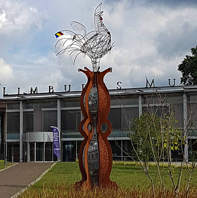 Jocus Haan am Keulse Poort in Venlo, Niederlande