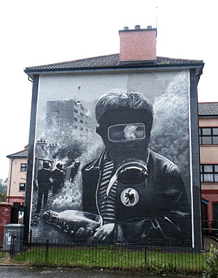 Nordirland Londonderry Spuren des Hasses