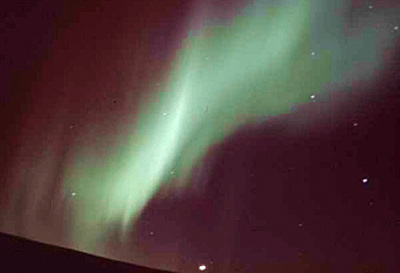 Norwegen Spitzbergen Nordlicht