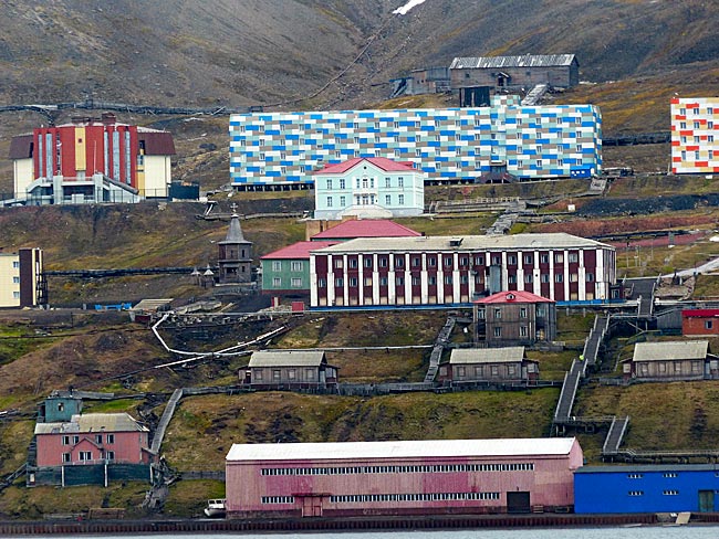 Barentsburg auf Spitzbergen