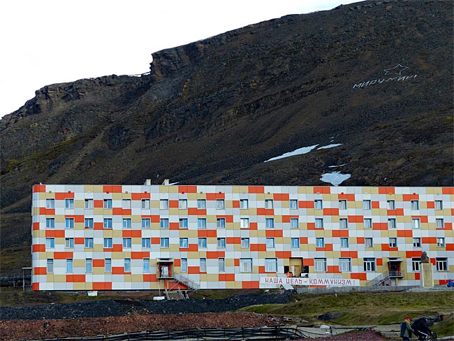 Barentsburg auf Spitzbergen