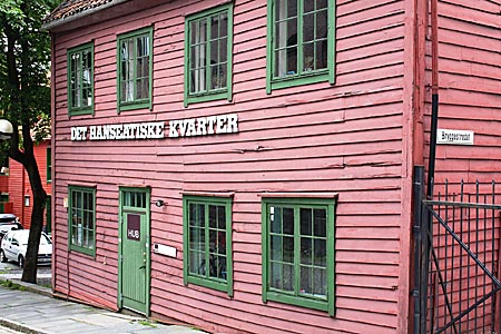 Norwegen - Bergen - im Hanseatischen Viertel