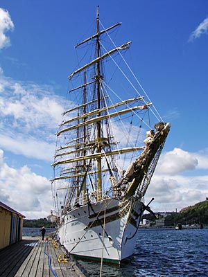 Norwegen - Kristiansand - Segelschiff „Sørlandet“